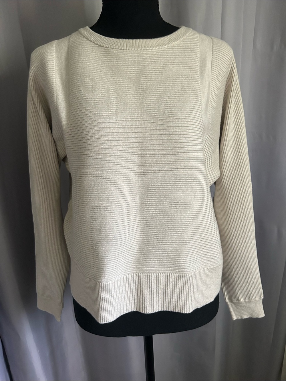 Truth by Republic Viscose Blend cream color Sweater. Size small. New with tag